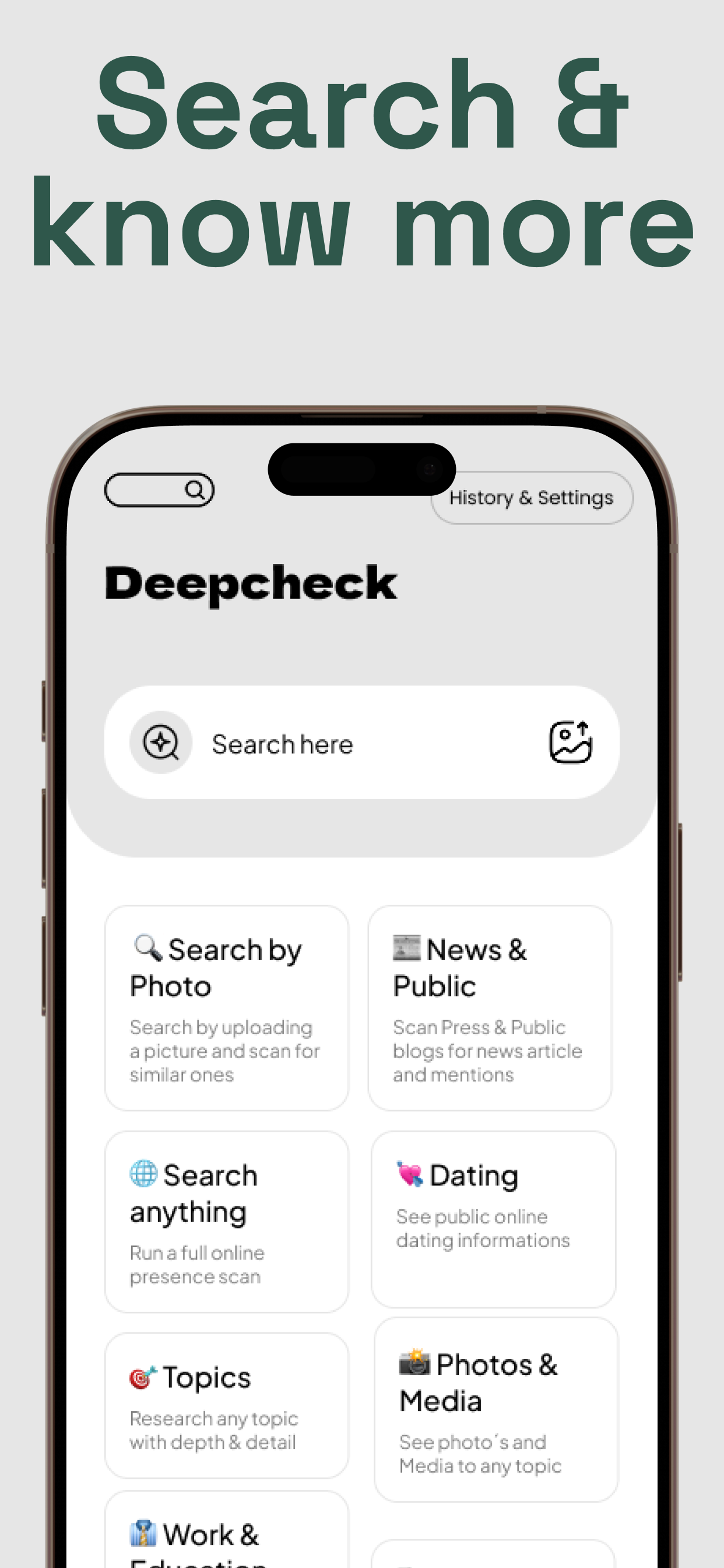 Deepcheck AI Search Agent screenshot 4