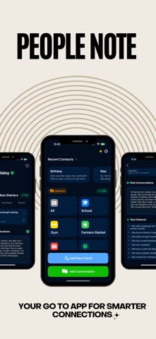 PeopleNote - Social Notes AI screenshot