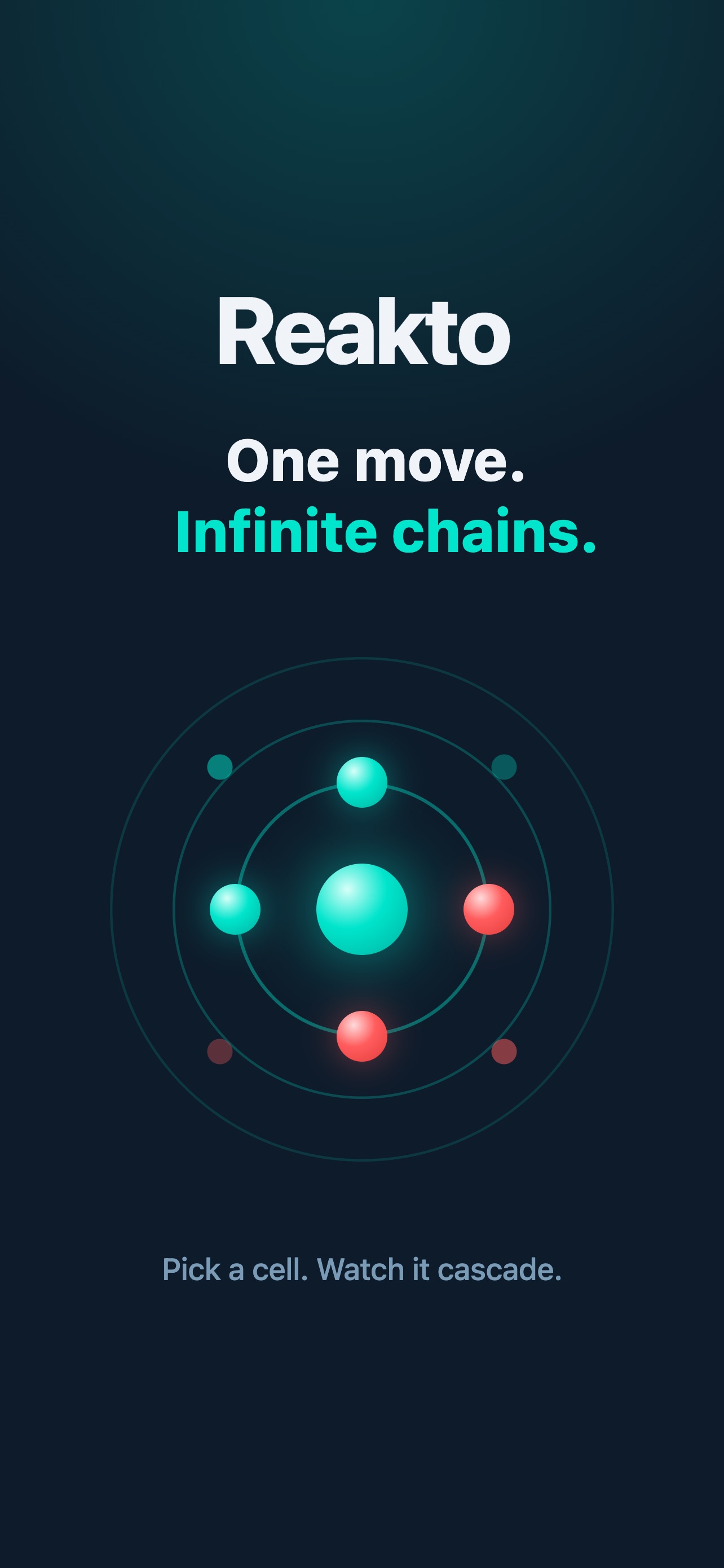 Screenshot 1 of Reakto - Chain Reaction Puzzle