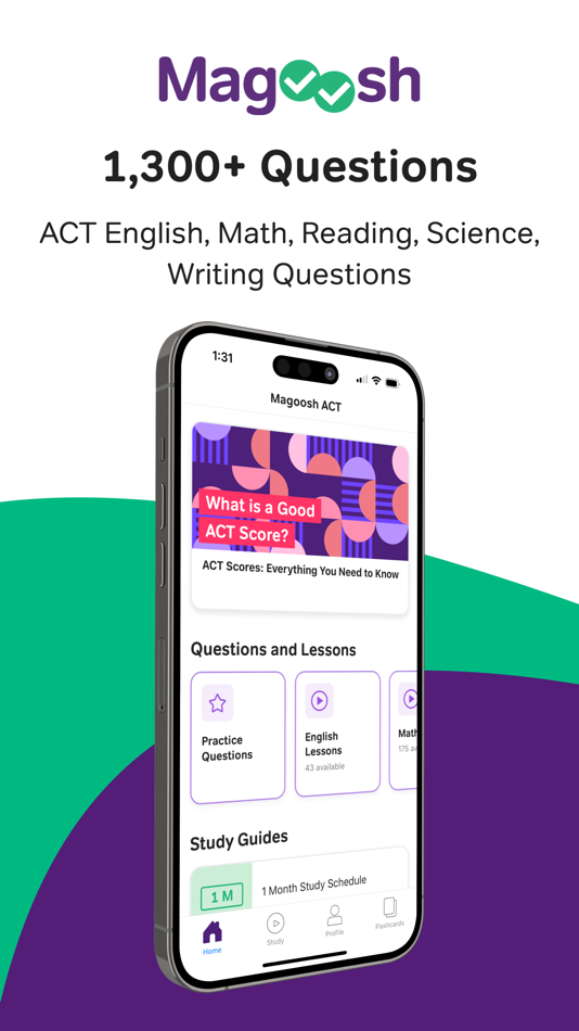 #1. ACT Prep & Practice by Magoosh (iOS) 由: Magoosh