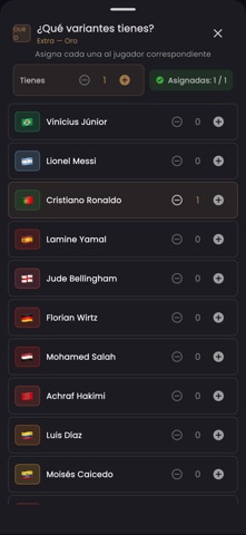Figuritas Copa 2026 Album iPhone screenshot 4