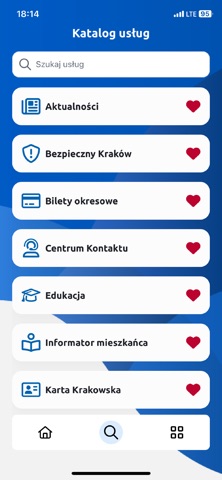 mKraków iPhone screenshot 2