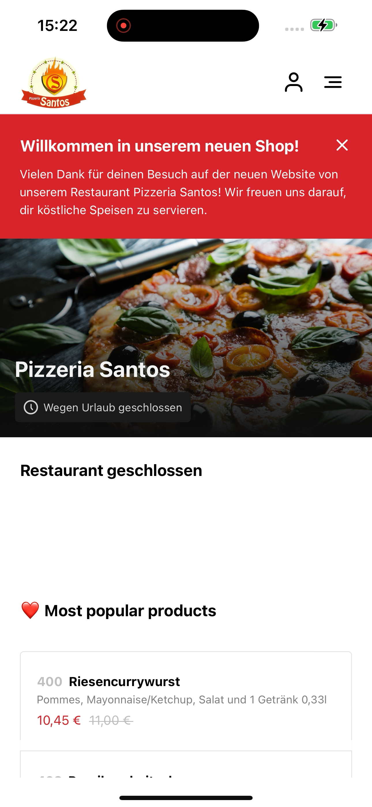 Pizzeria Santos screenshot 3