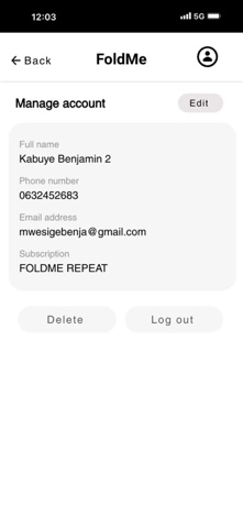 FoldMe Laundry Service Screenshot 5 of 5