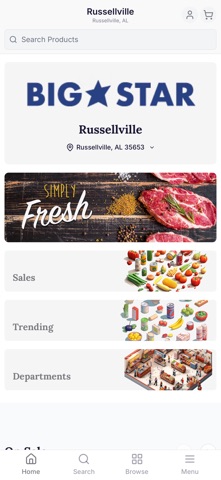 Big Star Food Market iPhone screenshot