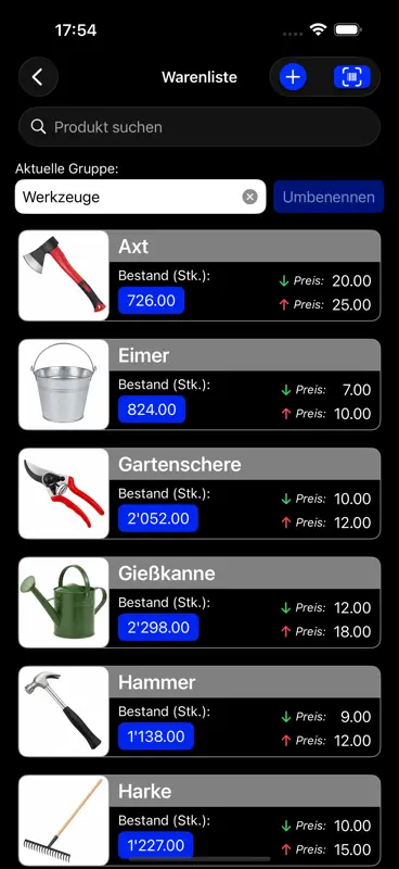 Lager: Bestand & Umsatz screenshot 4 of 10