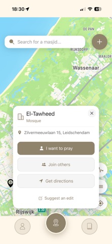 Saleem: Mosque Finder iPhone screenshot 2