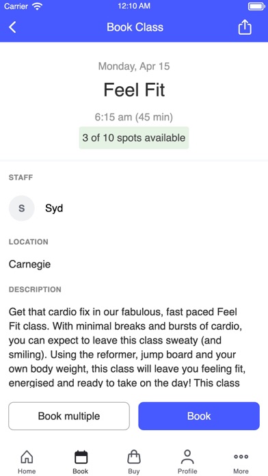 Feel Good Pilates Screenshot