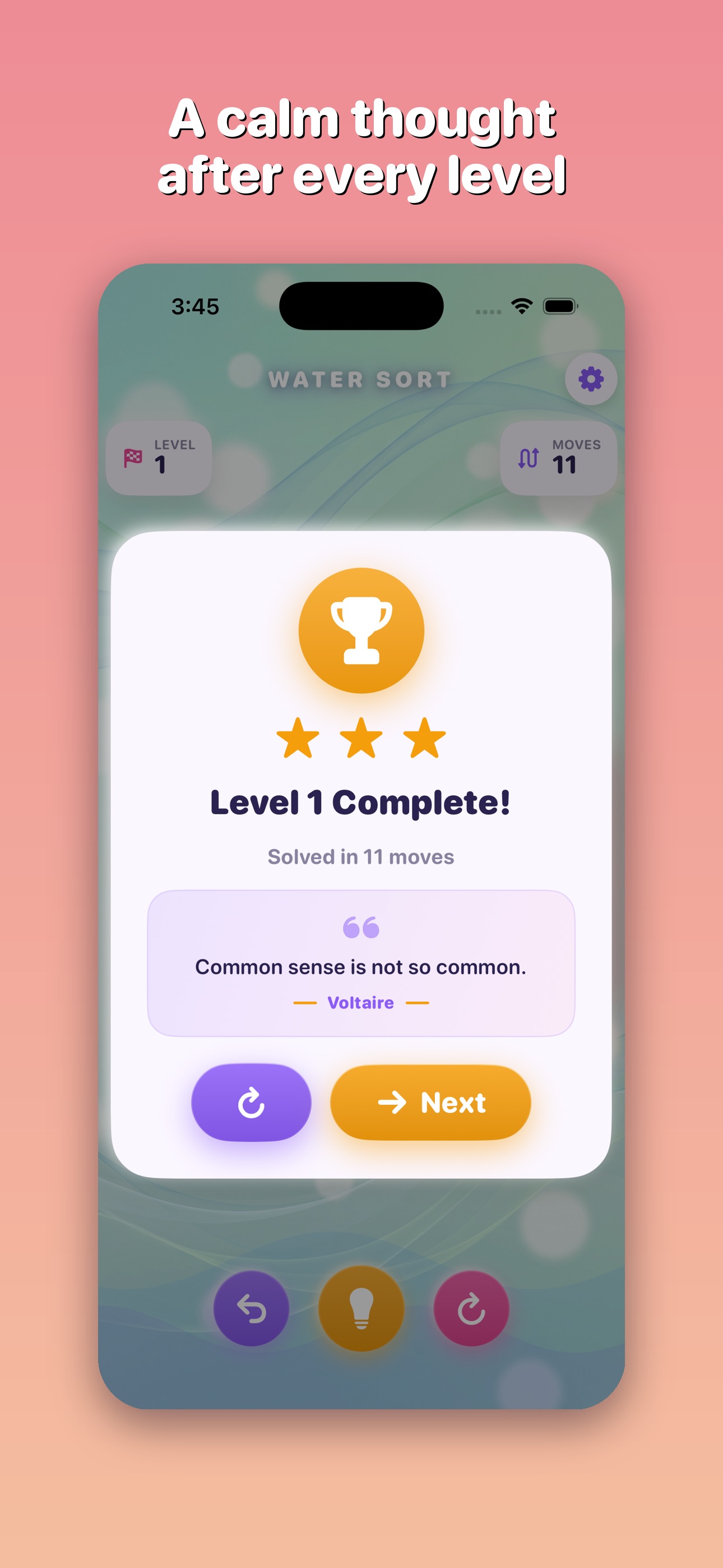 Screenshot 3 of Water Sort: Relaxing Game
