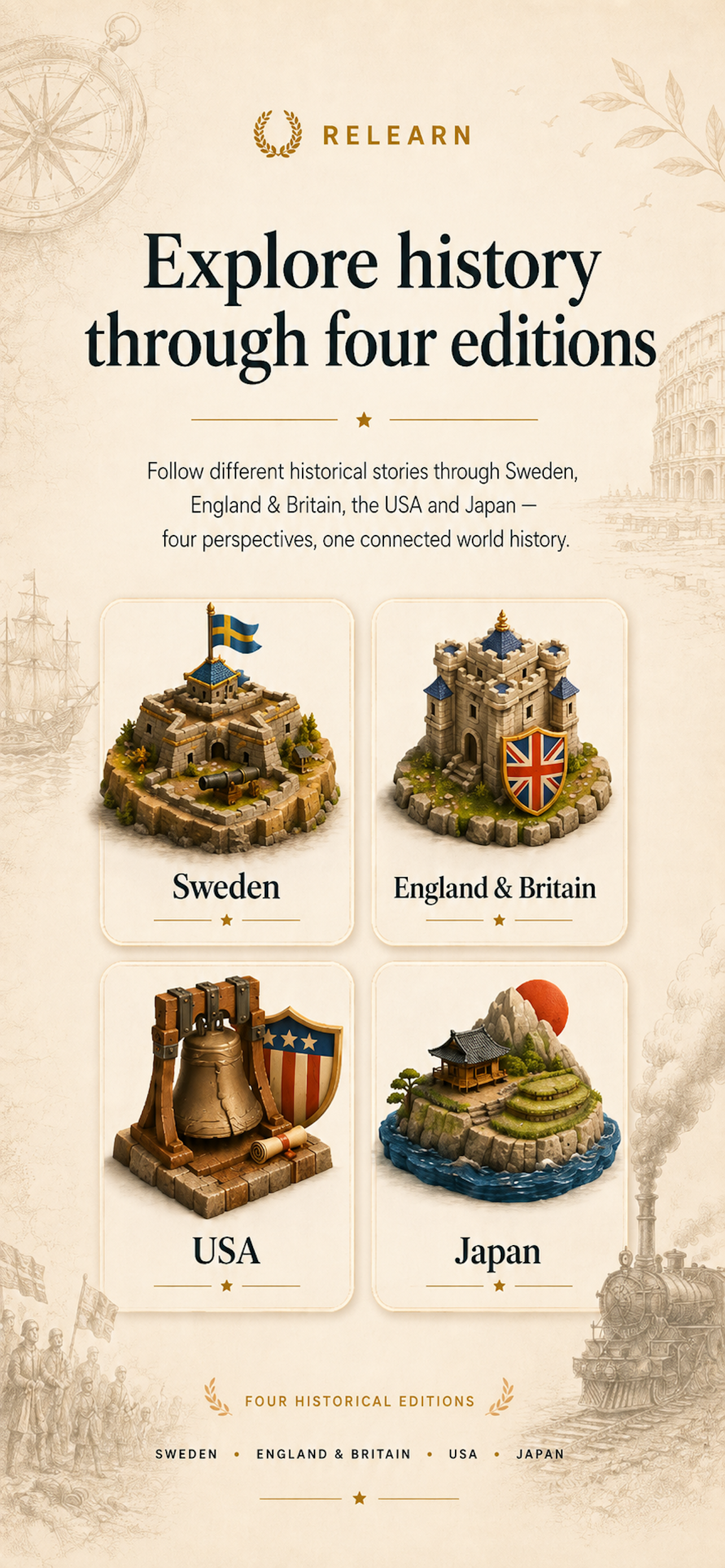 Relearn History screenshot 2