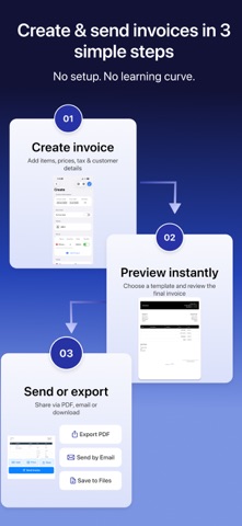 Professional Invoice Maker App Store preview screenshot 5