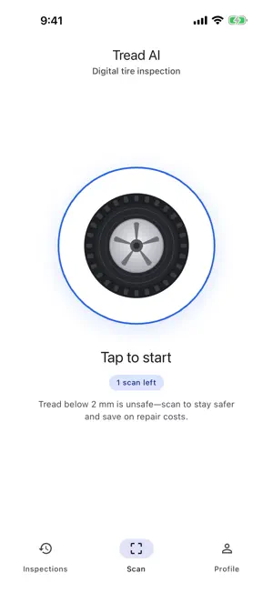 Tread AI: Tire Tread Depth screenshot 1