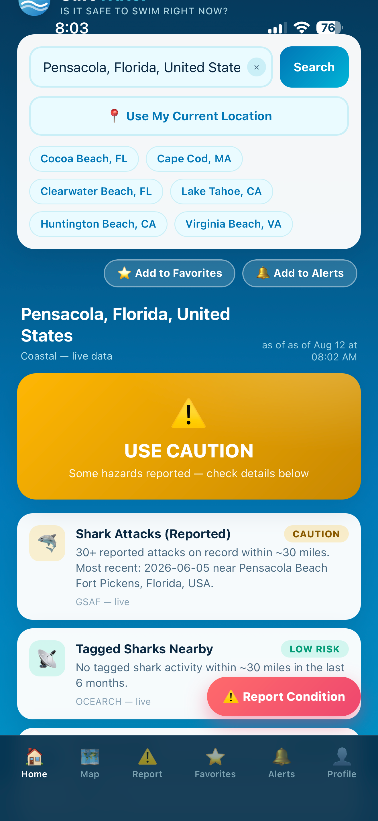 SafeWater App screenshot 3