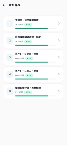 ビオトープ管理士対策 のスクリーンショット