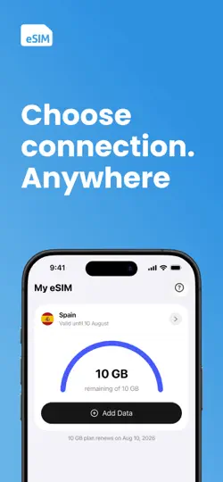 ESim App: Internet Calls Text iPhone Ekran Görüntüsü 1