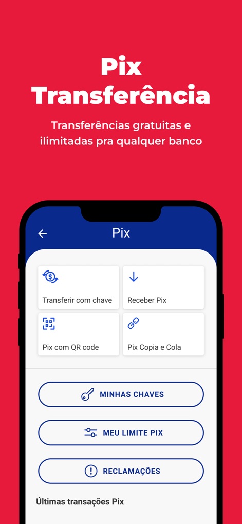 banQi - Conta Digital - Cet outil offre un accès rapide à diverses méthodes de transfert Pix, incluant l'utilisation de clés et la génération de QR codes pour des transactions instantanées.