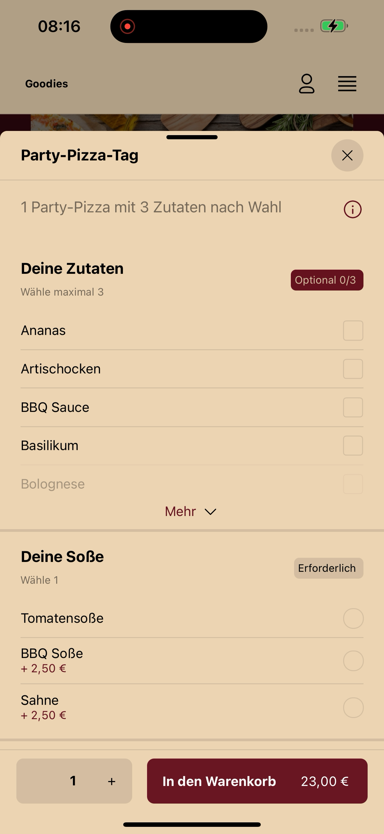 Goodies Pizza screenshot 7