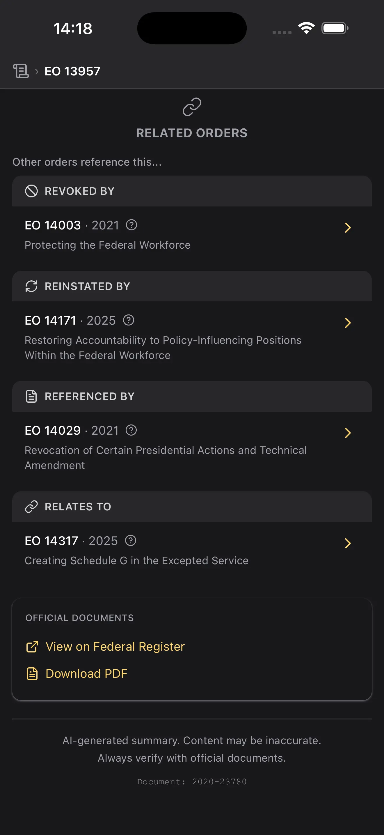 #6. Oval Brief (iOS) di: Hans Luther