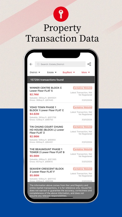 House730 - Search HK Property Screenshot