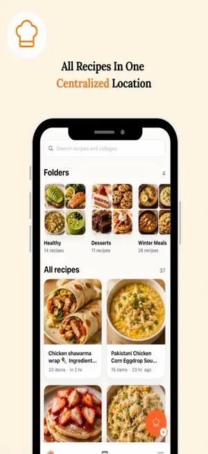 Khana: Recipe Organizer screenshot 1
