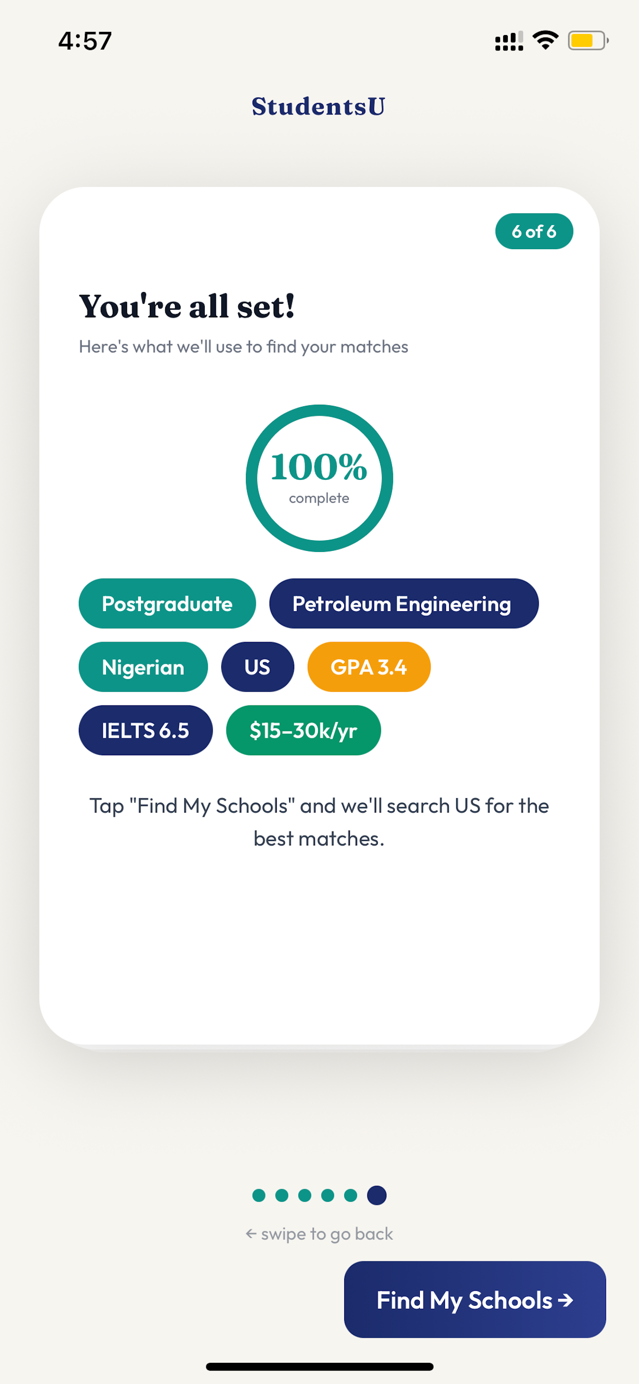 studentsU screenshot 3