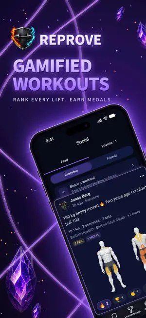 Reprove: Workout Tracker screenshot 1