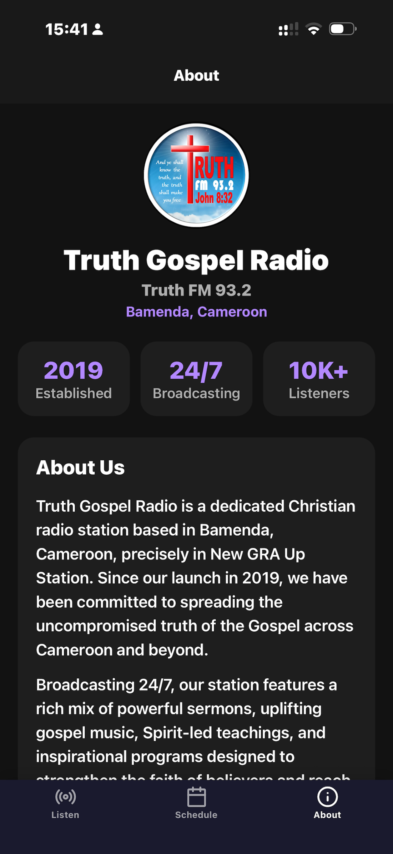 Truth Gospel Radio screenshot 3