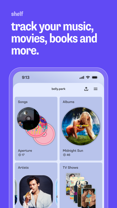 Shelf: music, books, moviesのスクリーンショット - 2