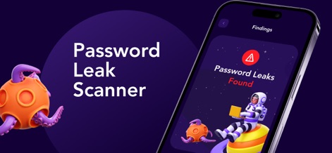 Nova Shield – Safiora - Users can swiftly identify compromised credentials through the app's clear "Findings" section, which prominently displays any "Password Leaks Found" for immediate action.