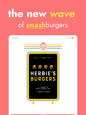 Herbie's Burgers iPad screenshot