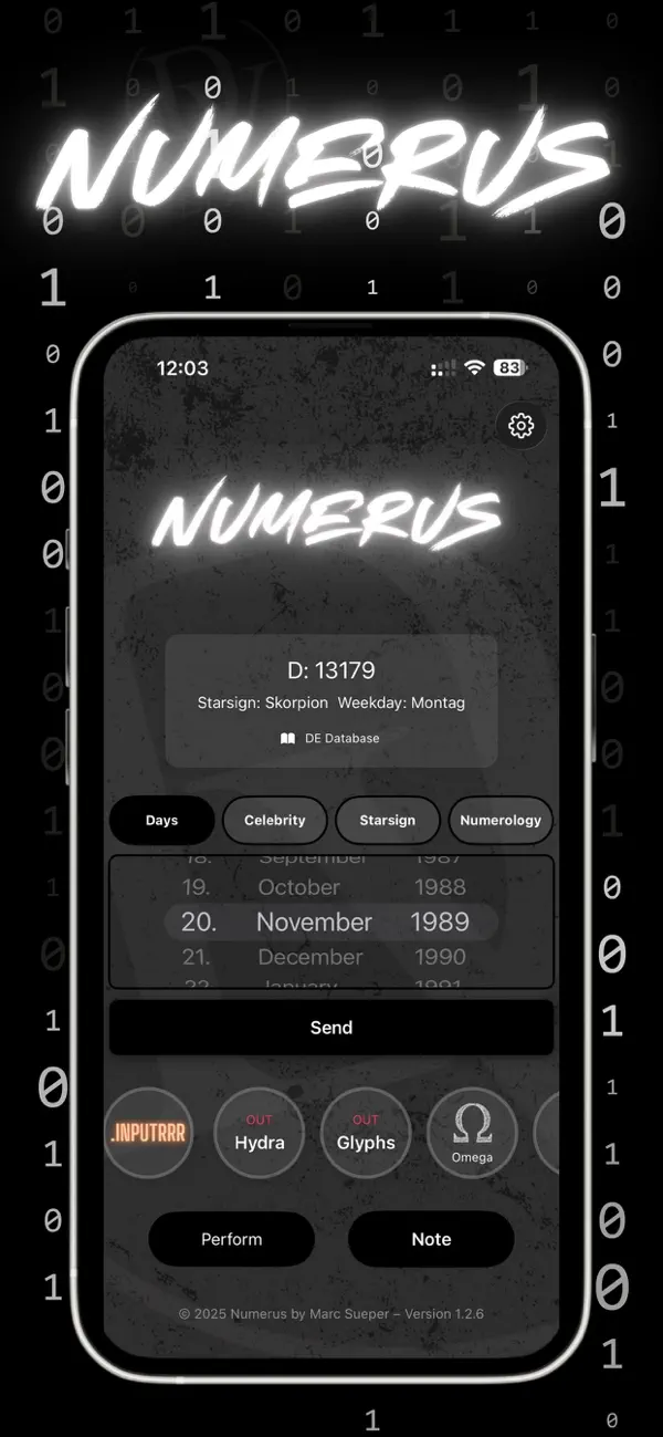 Screenshot #1 pour DV Numerus