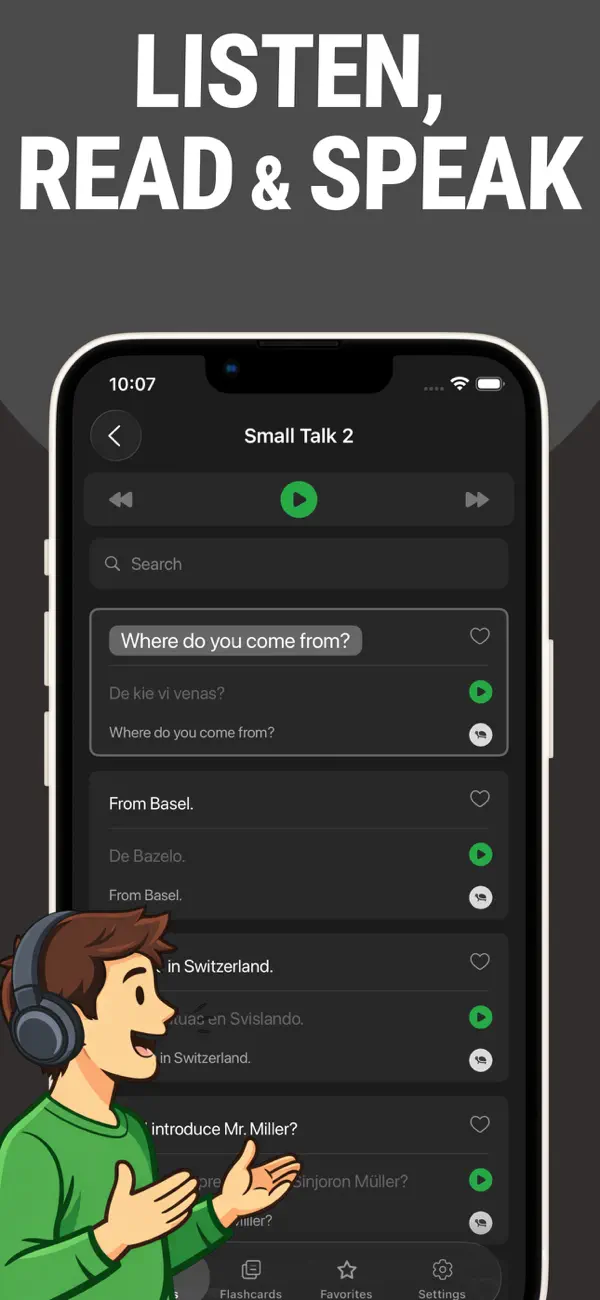 Screenshot #3 pour Learn Esperanto - Lentil