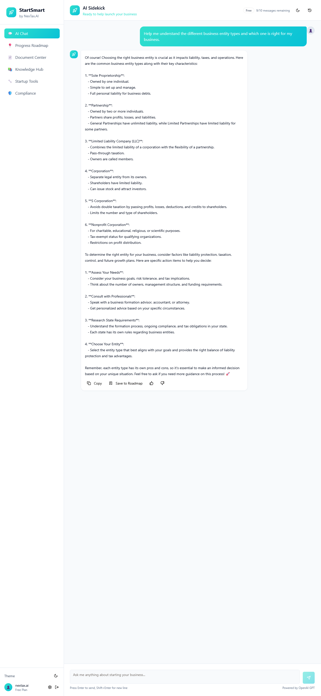 StartSmart by NexTax.AI Screenshot 1 of 10