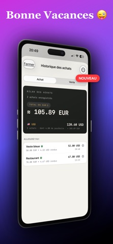 RenduMonnaie screenshot