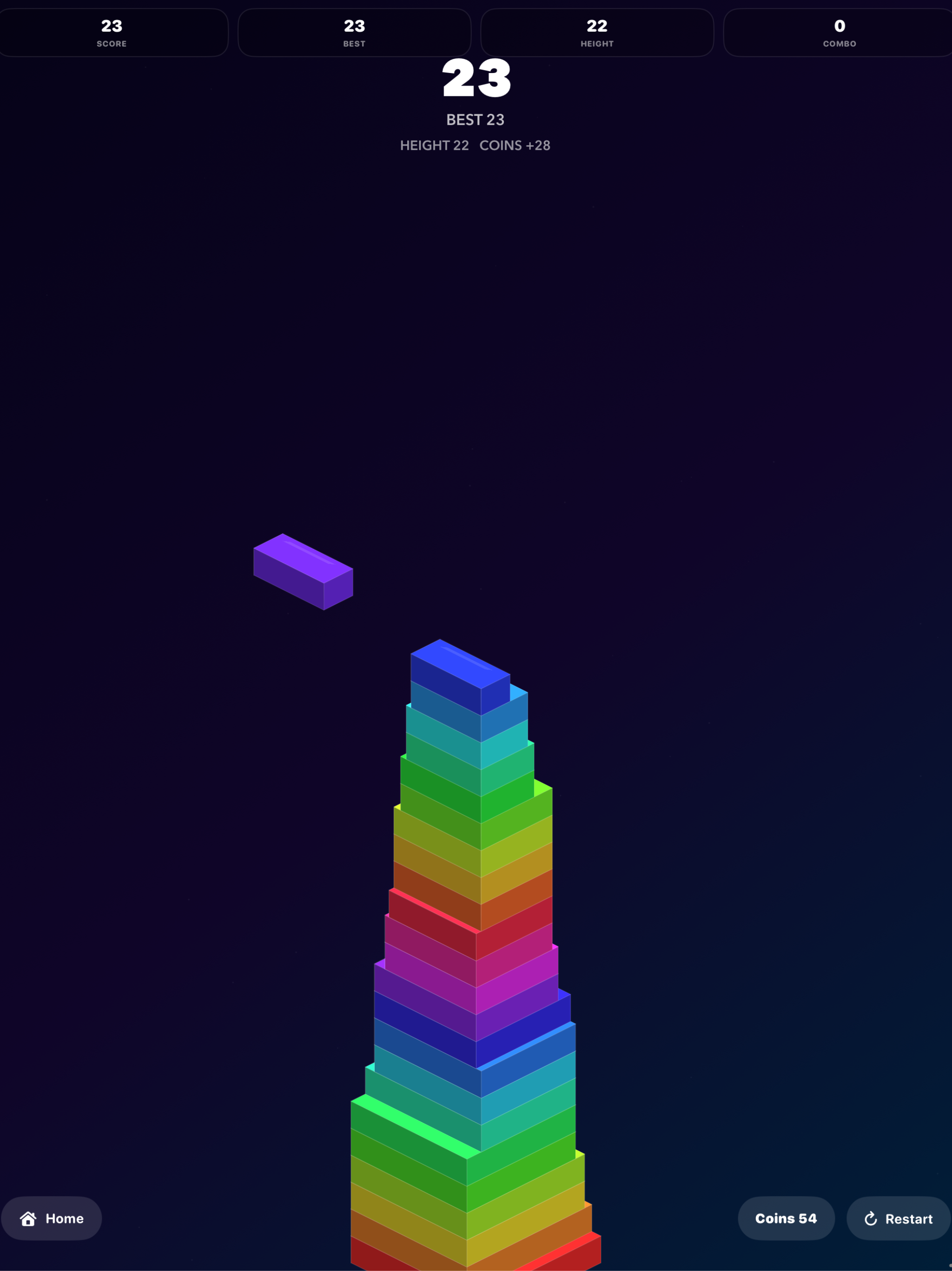 Sky Tower Stack 3D Game