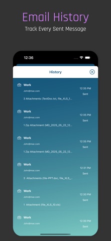 Mail Docs iPhone screenshot