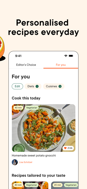 ‎Kitchen Stories Easy Recipes Screenshot