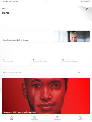ABB Code of Conduct iPad screenshot