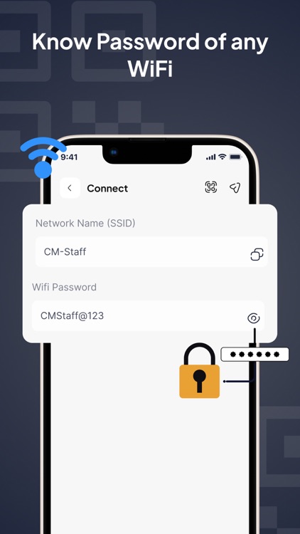 WiFi QR-Code Password scanner