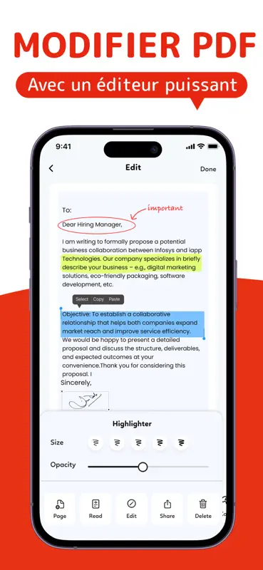 pdf modifier & docs screenshot 1 of 10