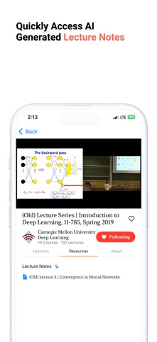 Lectura: University Lectures screenshot