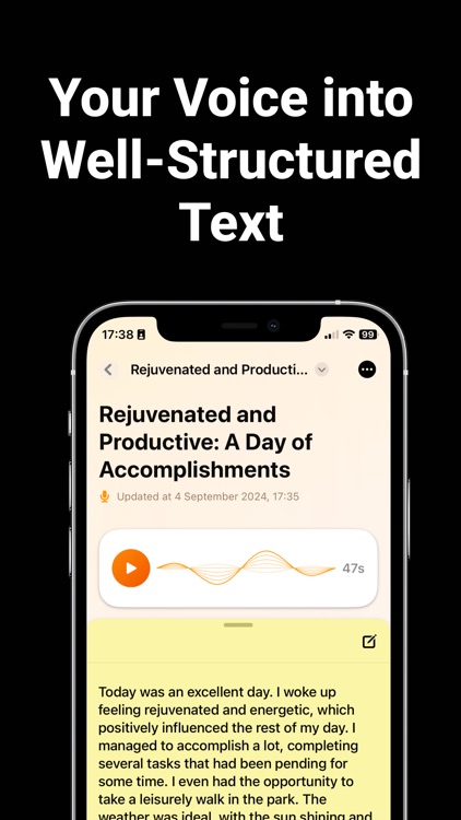 Voice to Text & Notes: Memoir