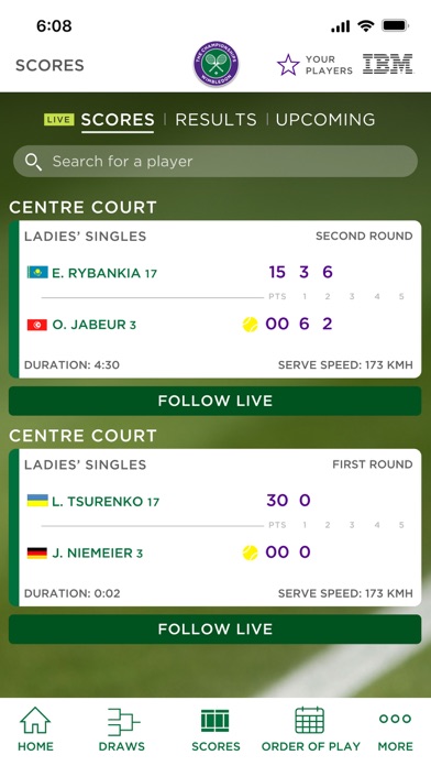 Wimbledon 2024 Screenshot