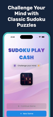 Sudoku Play Cash screenshot