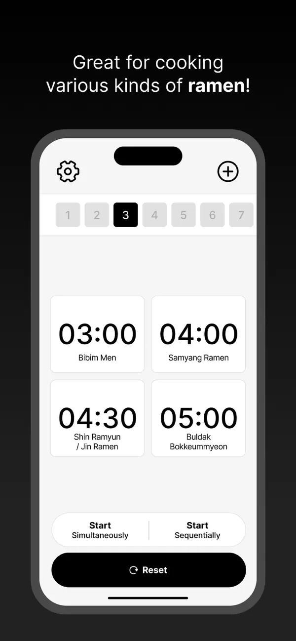 #3. Simply Multi Timer (iOS) Ved: Jisu Jung
