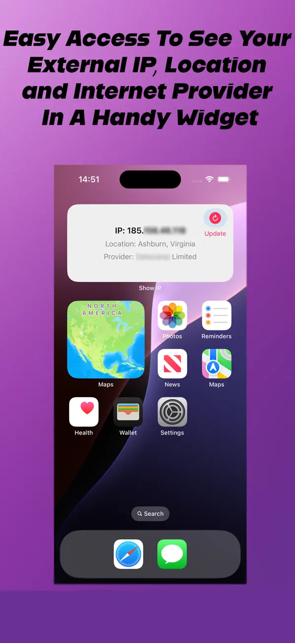 Screenshot #2 pour Show IP Widget