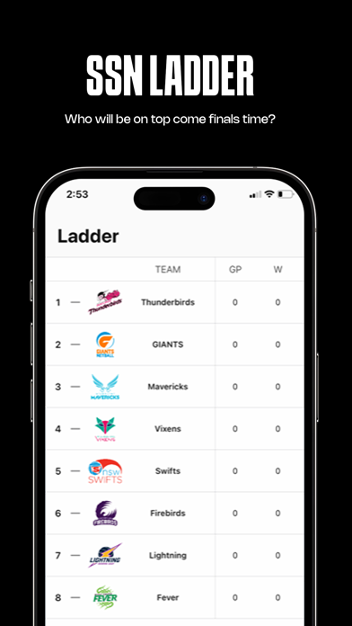 Netball Live Official App Screenshot