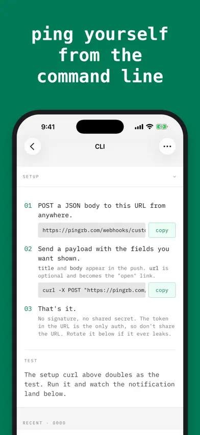pingrb: webhook push alerts screenshot 5