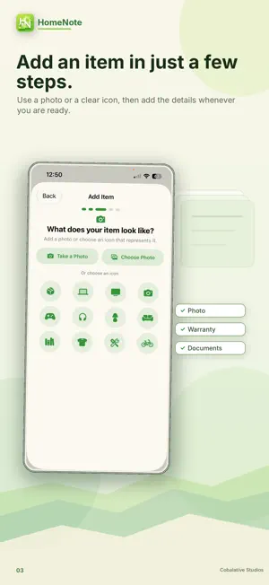 HomeNote - Home Inventory screenshot 3