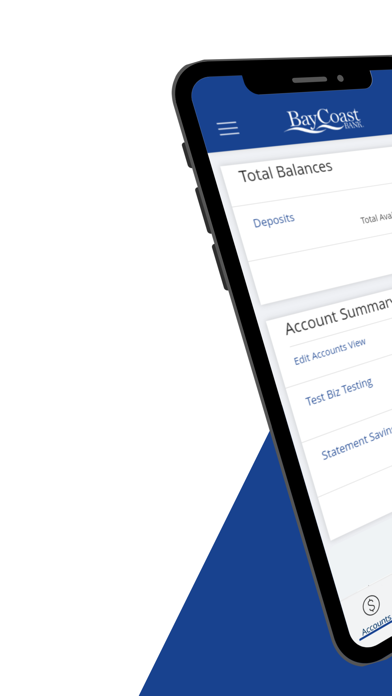 BayCoast Bank Business Mobile Screenshot